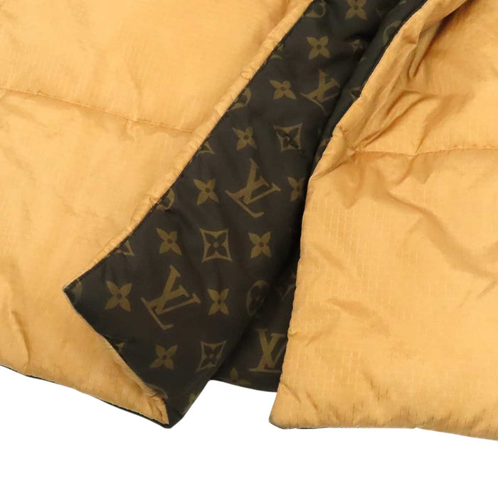 LOUIS VUITTON 
キルティング 中綿 ナイロン 
ショート ピロー パファー ラップコート 
モノグラム