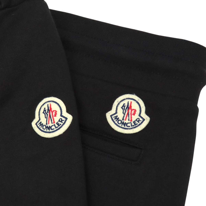 MONCLER 
ワッペン ジップアップ フーディ コットン 
スウェット セットアップ