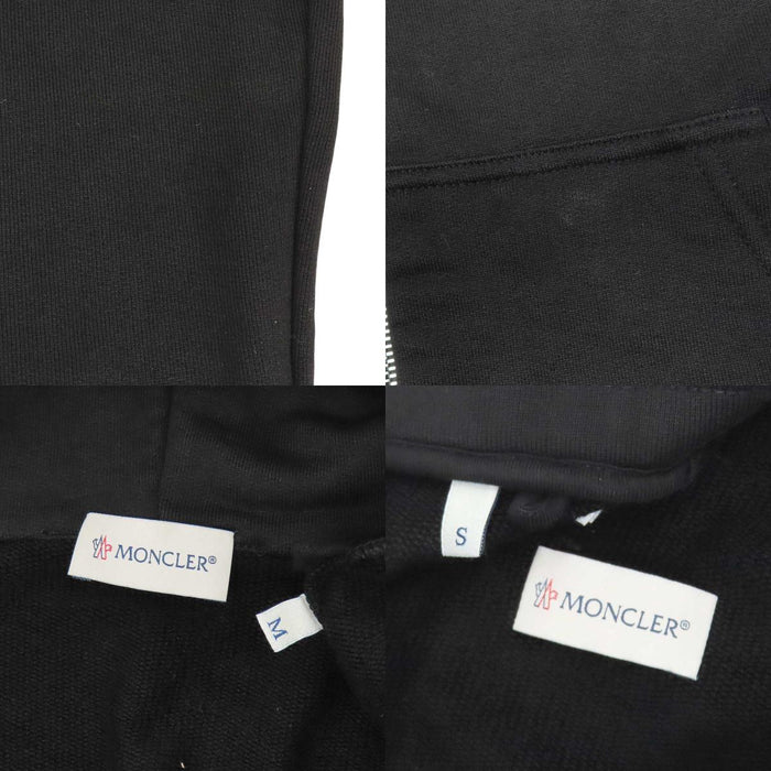 MONCLER 
ワッペン ジップアップ フーディ コットン 
スウェット セットアップ