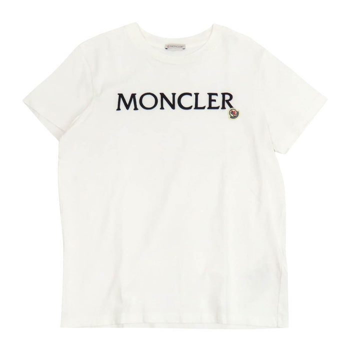 MONCLER 
ワッペン コットン 2023年製 クルーネック 
MAGLIA MANICHE CORTE ロゴ 刺繍 Tシャツ
