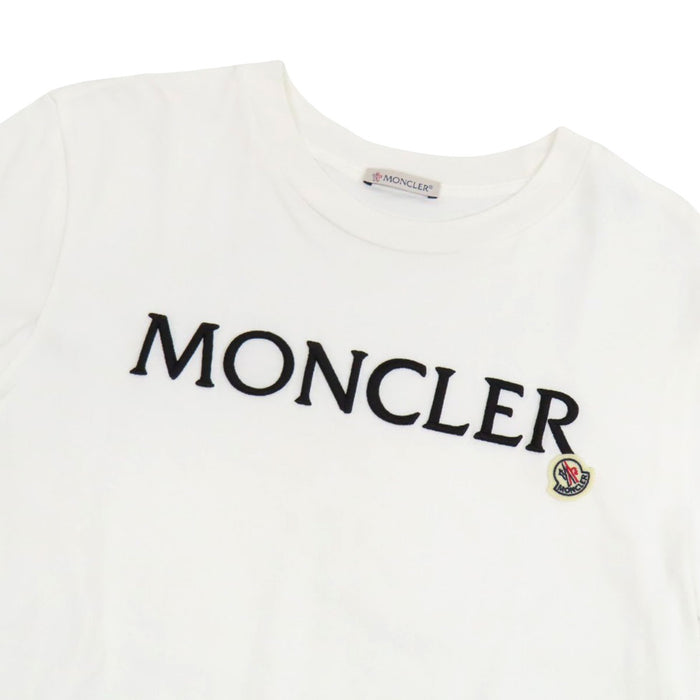 MONCLER 
ワッペン コットン 2023年製 クルーネック 
MAGLIA MANICHE CORTE ロゴ 刺繍 Tシャツ