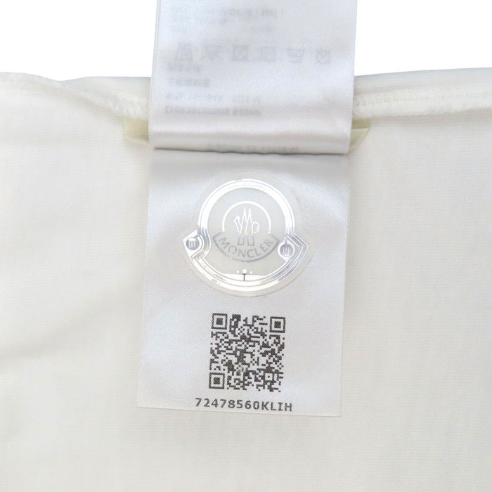 MONCLER 
ワッペン コットン 2023年製 クルーネック 
MAGLIA MANICHE CORTE ロゴ 刺繍 Tシャツ