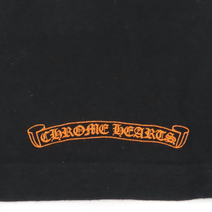 CHROME HEARTS 
CH ロゴ ホースシュー コットン Hollywood ハリウッド 
バック セメタリークロス プリント Tシャツ