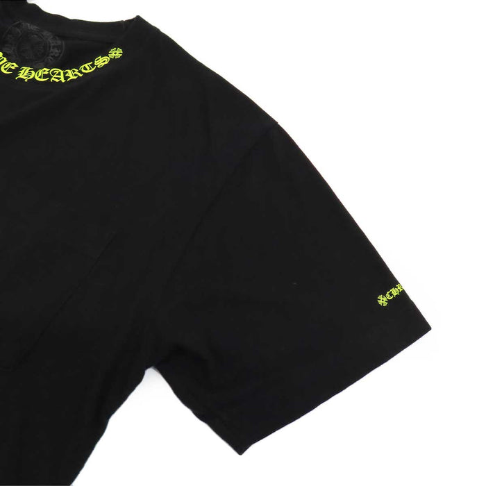 CHROME HEARTS 
CH ロゴ コットン クルーネック 
ネック ロゴ プリント Tシャツ