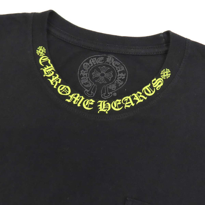 CHROME HEARTS 
CH ロゴ コットン クルーネック 
ネック ロゴ プリント Tシャツ
