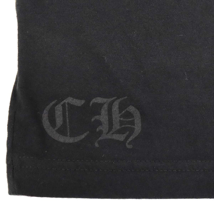CHROME HEARTS 
CH ロゴ コットン クルーネック 
ネック ロゴ プリント Tシャツ
