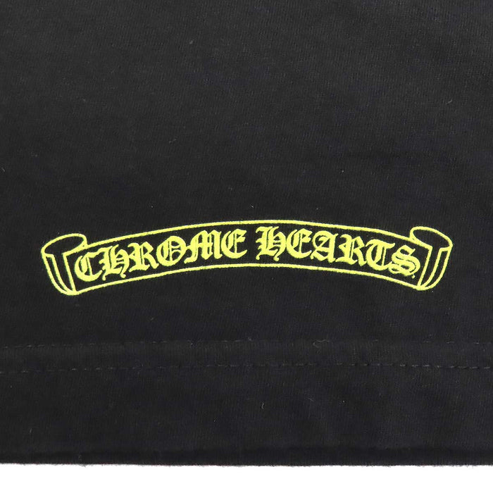 CHROME HEARTS 
CH ロゴ コットン クルーネック 
ネック ロゴ プリント Tシャツ