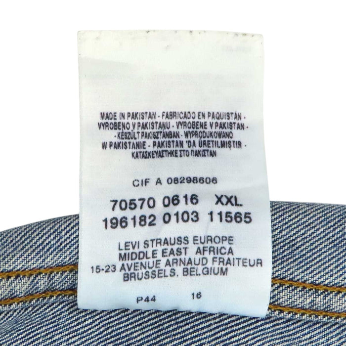 Levi's 
ロゴ 00年代 ユーロモデル コットン 
デニムジャケット