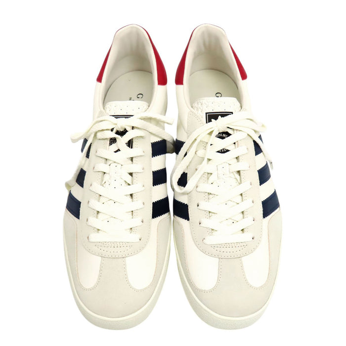 GUCCI 
アディダス ガゼル ロゴ レザー レースアップ 
adidas コラボ GAZELLE ローカット スニーカー