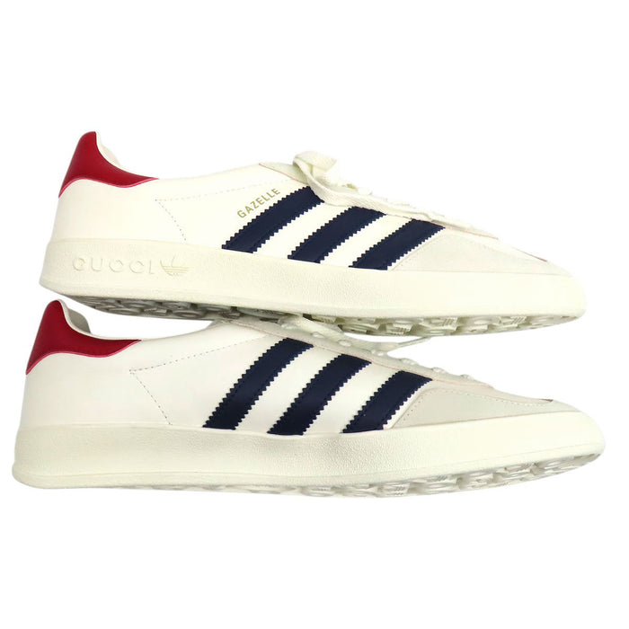 GUCCI 
アディダス ガゼル ロゴ レザー レースアップ 
adidas コラボ GAZELLE ローカット スニーカー