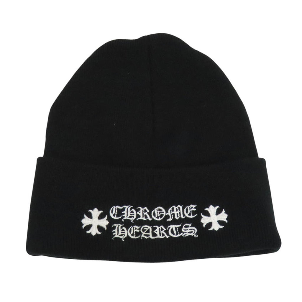 CHROME HEARTS アクリル 刺繍 CHプラス ロゴ エンブロイダリー ニット