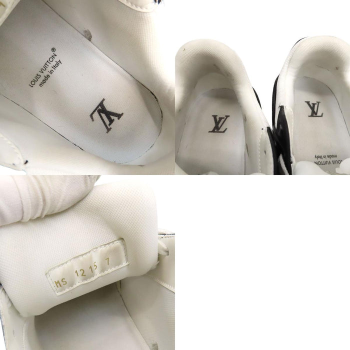 LOUIS VUITTON 
LV ローカット レースアップ 
トレイナー ライン スニーカー 
モノグラムデニム