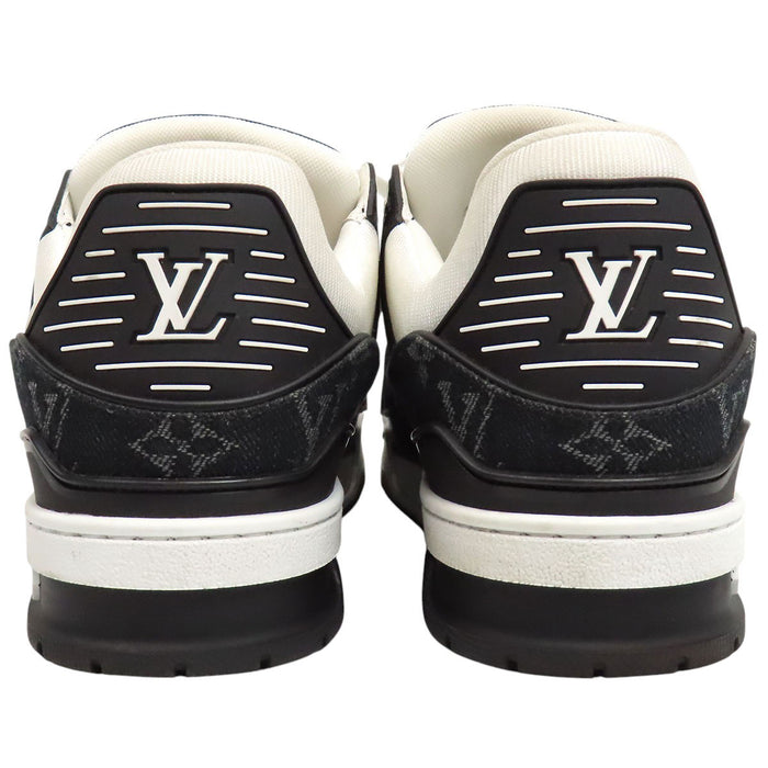 LOUIS VUITTON 
LV ローカット レースアップ 
トレイナー ライン スニーカー 
モノグラムデニム