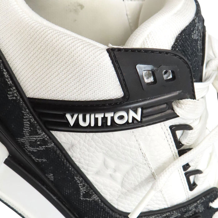 LOUIS VUITTON 
LV ローカット レースアップ 
トレイナー ライン スニーカー 
モノグラムデニム