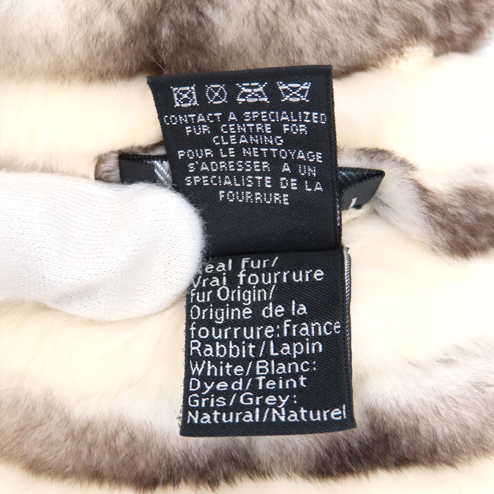 CHANEL 
COCO CC ロゴ カシミヤ ファー 
ココマーク オリラグ マフラー