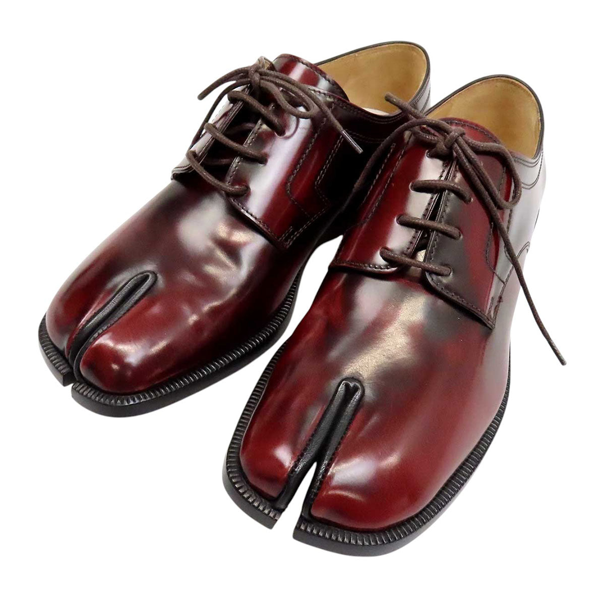 Maison Margiela タビ 足袋 レザー Tabi レースアップ ダービー