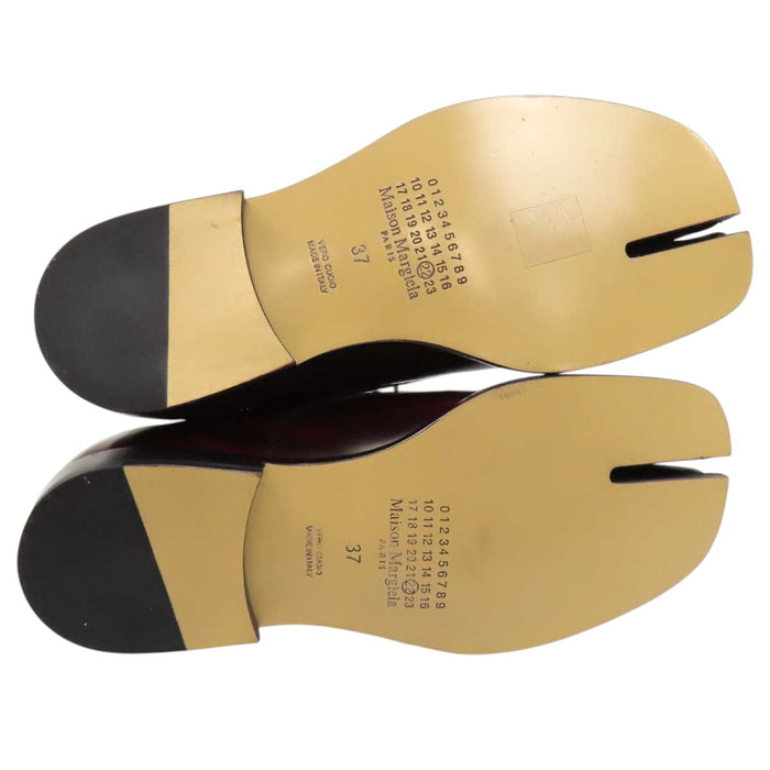 Maison Margiela 
タビ 足袋 レザー 
Tabi レースアップ ダービーシューズ