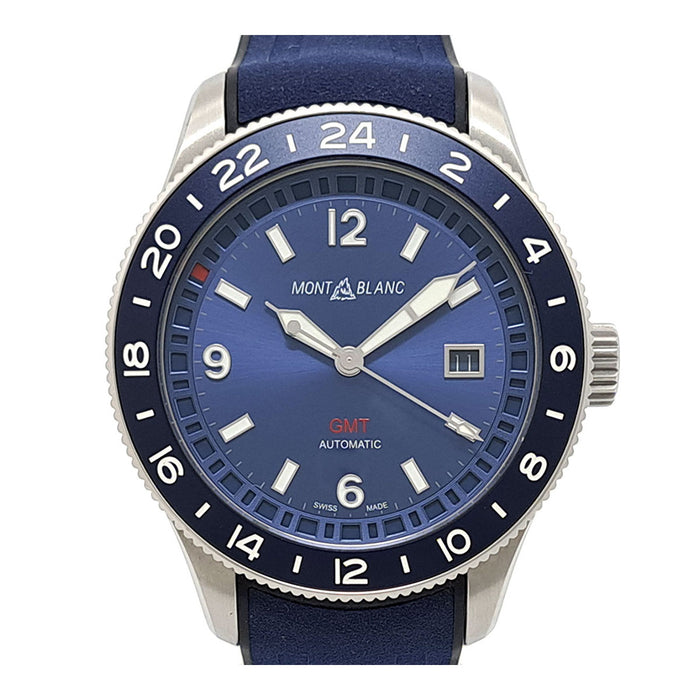 MONTBLANC 
1858 GMT Automatic Date 
With box and guarantee card