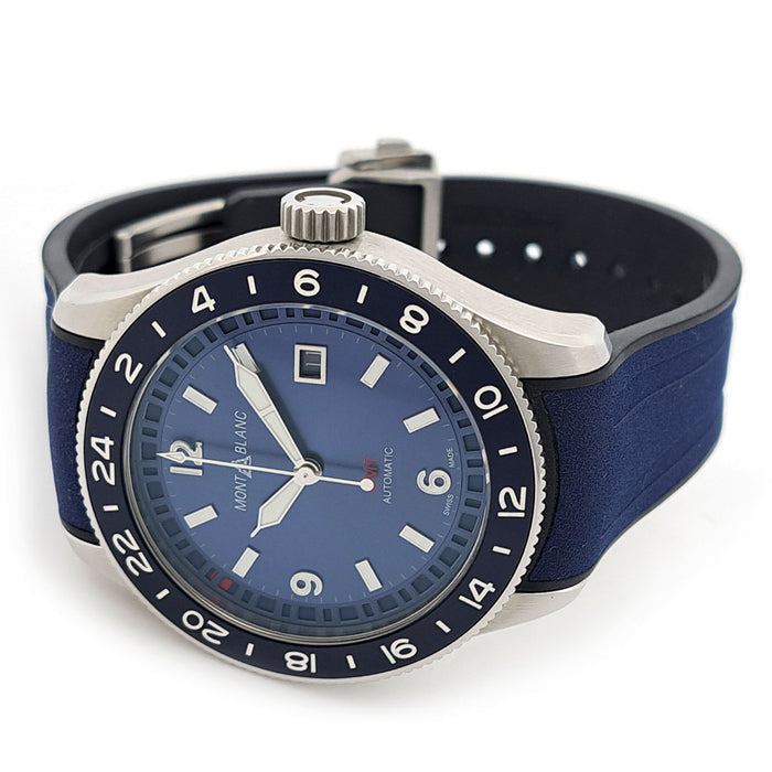 MONTBLANC 
1858 GMT Automatic Date 
With box and guarantee card