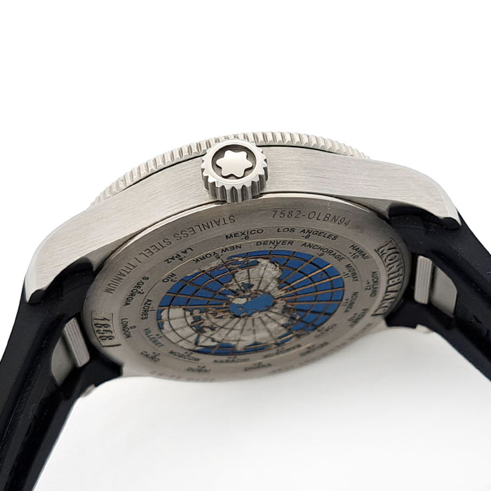 MONTBLANC 
1858 GMT Automatic Date 
With box and guarantee card