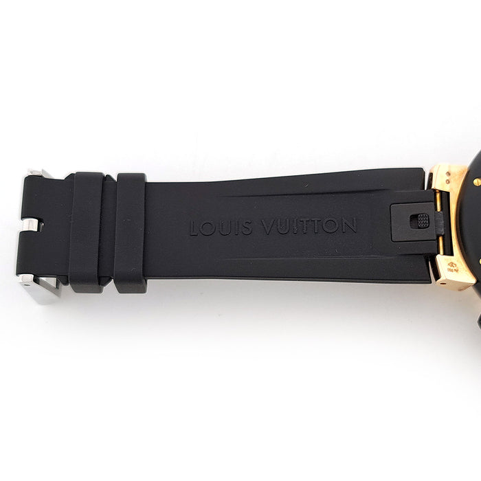 LOUIS VUITTON 
タンブール オトマティック ストリート ダイバー ブラックブレイズ 
箱付
