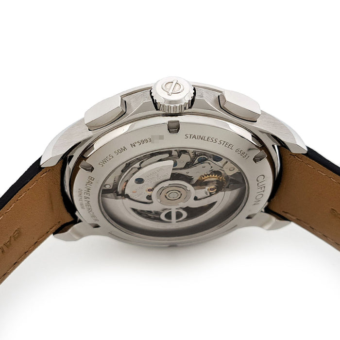 Baume & Mercier 
クリフトン クロノグラフ フライバック 
箱ギャラ付