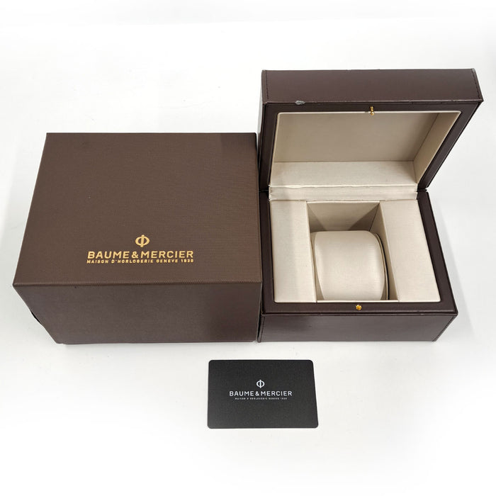 Baume & Mercier 
クリフトン クロノグラフ フライバック 
箱ギャラ付