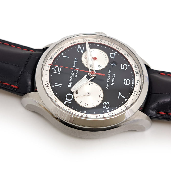 Baume & Mercier 
クリフトン クロノグラフ フライバック 
箱ギャラ付