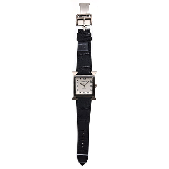 HERMES 
Hウォッチ ブラックチタン 
箱付