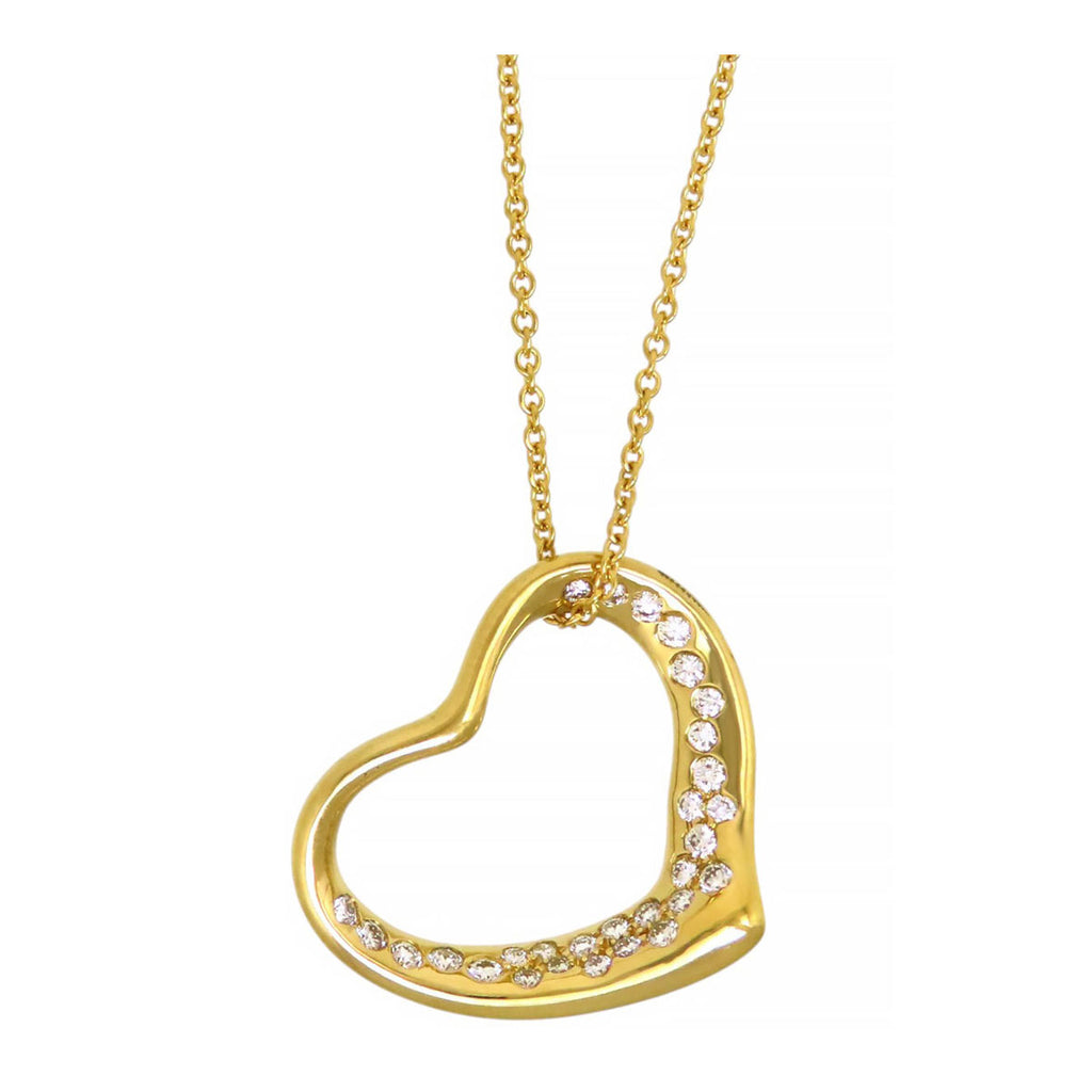 TIFFANY&Co. オープンハート ダイヤモンド ネックレス– TS Trading Co
