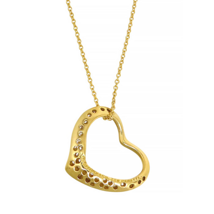 TIFFANY&Co. 
オープンハート ダイヤモンド ネックレス