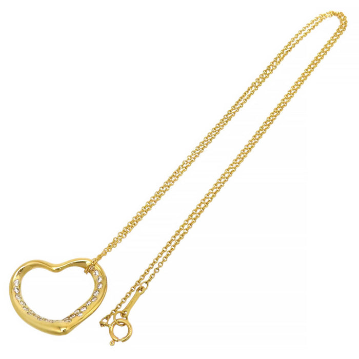 TIFFANY&Co. 
オープンハート ダイヤモンド ネックレス