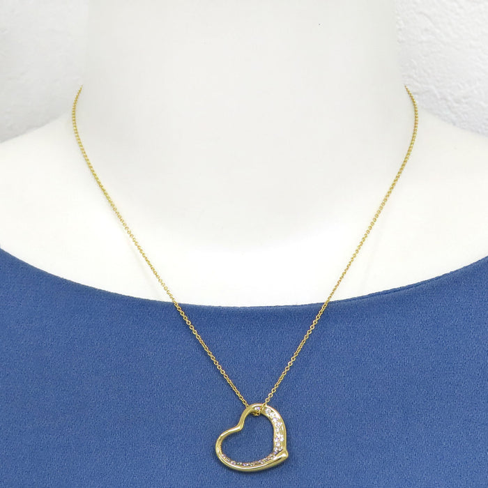 TIFFANY&Co. 
オープンハート ダイヤモンド ネックレス