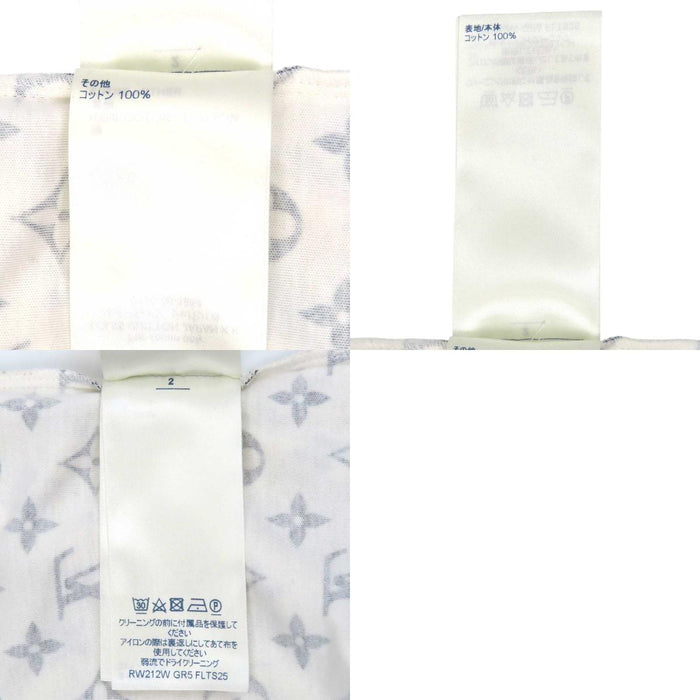 LOUIS VUITTON 
LV ロゴ 総柄 コットン クルーネック 
モノグラム チェーン Tシャツ