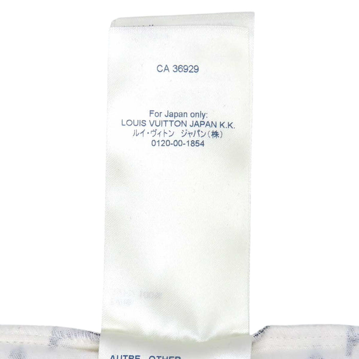 LOUIS VUITTON 
LV ロゴ 総柄 コットン クルーネック 
モノグラム チェーン Tシャツ