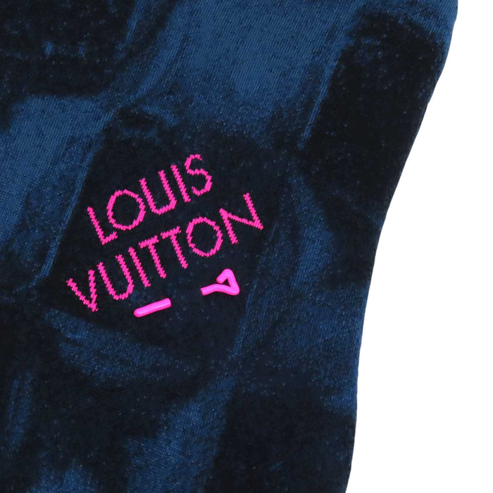 LOUIS VUITTON 
LV ロゴ セーター コットン 
ダミエ ソルト ジャカード クルーネック ニット