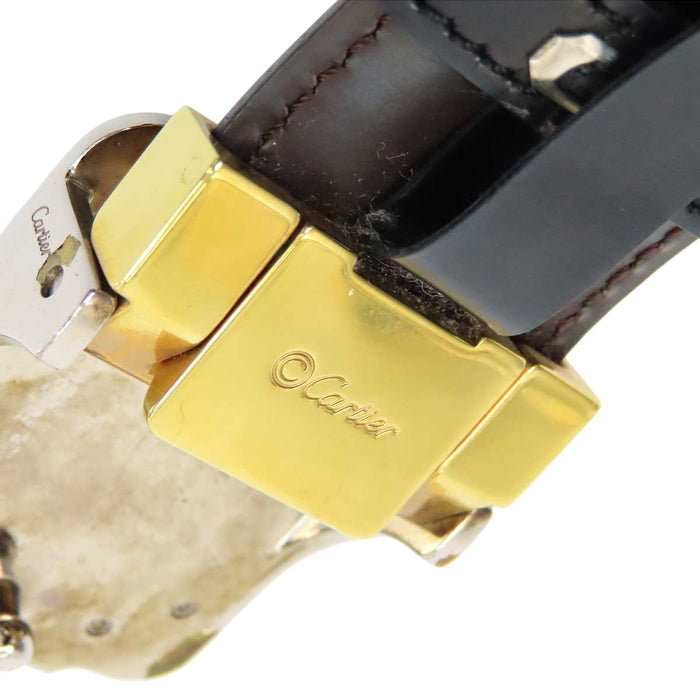 CARTIER 
ロゴ レザー 
マスト ドゥ カルティエ サントス ベルト