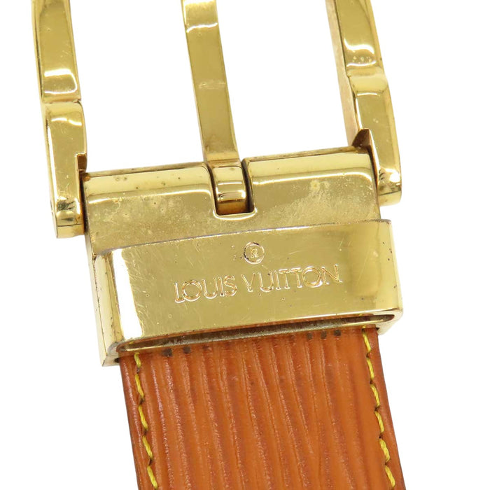 LOUIS VUITTON 
レザー ゴールドカラー 
エピ サンチュール クラシック ベルト