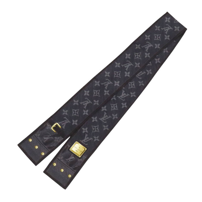 LOUIS VUITTON 
LV ロゴ シルク 
バンドー ニューデニム スカーフ 
モノグラム