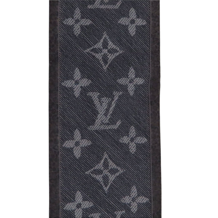 LOUIS VUITTON 
LV ロゴ シルク 
バンドー ニューデニム スカーフ 
モノグラム