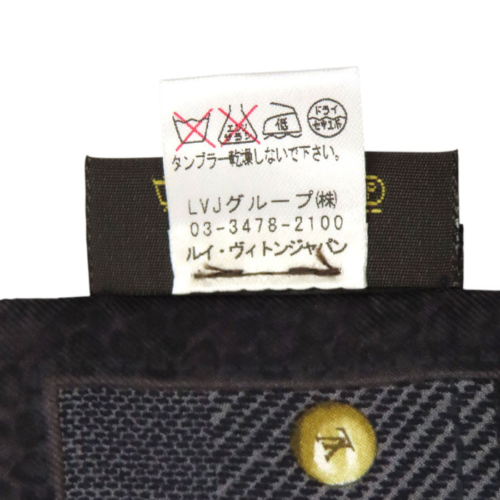 LOUIS VUITTON 
LV ロゴ シルク 
バンドー ニューデニム スカーフ 
モノグラム