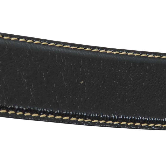 GUCCI 
GG レザー ゴールドカラー 
インターロッキングG バックル ベルト