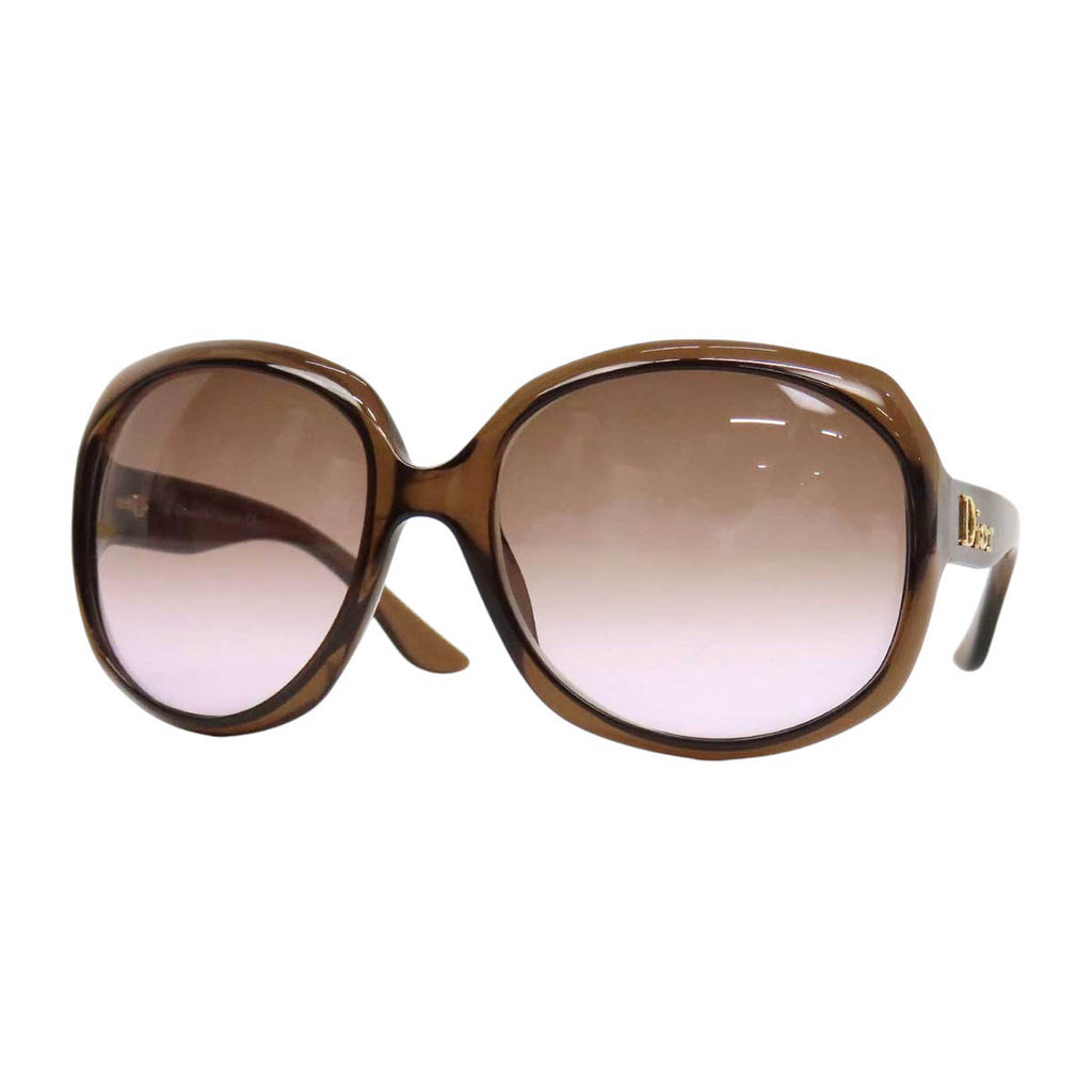 Dior サングラス ブラウン ゴールドロゴ Dior ロゴ GLOSSY 1 サングラス– TS Trading Co., Ltd.