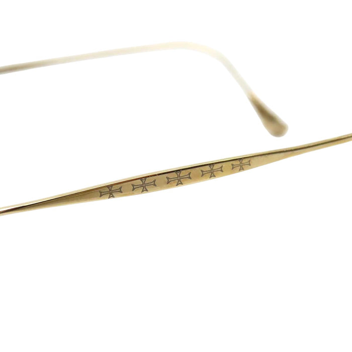 CHROME HEARTS 
CHプラス 眼鏡 
BONE PRONE アイウェア 18KGP