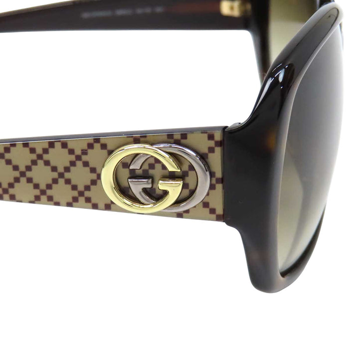 GUCCI 
GG グラデーション 
インターロッキングG ディアマンテ サングラス