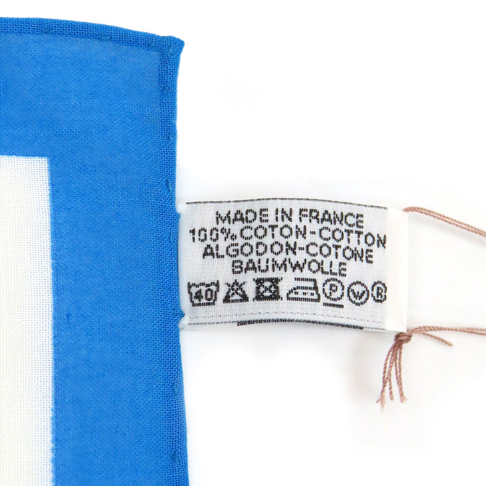 HERMES 
ハンカチーフ コットン 
カレ45 La Folle Parade ラ フォル パレード