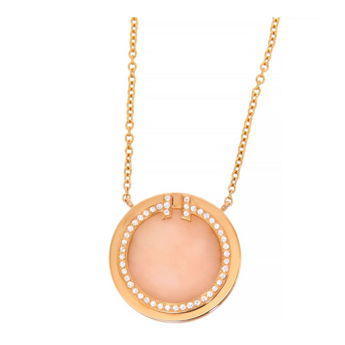 TIFFANY&Co. 
T Circle Necklace