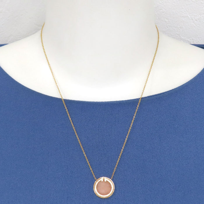 TIFFANY&Co. 
T Circle Necklace