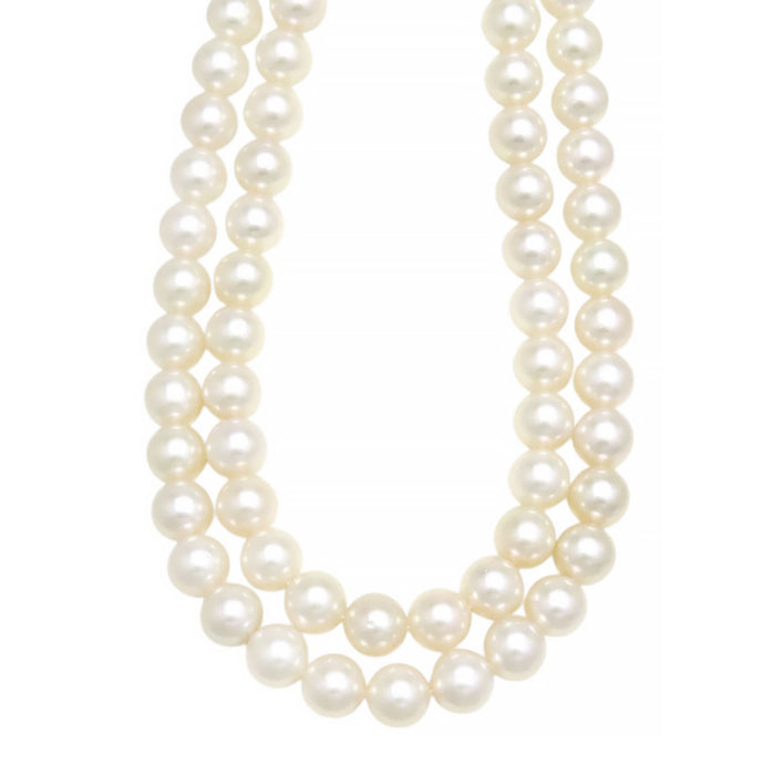 MIKIMOTO 
アコヤ パール 2連 ネックレス