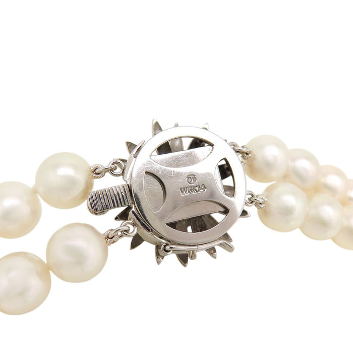 MIKIMOTO 
アコヤ パール 2連 ネックレス